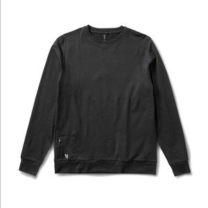 Vuori Mens Ponto Performance Crew black Large